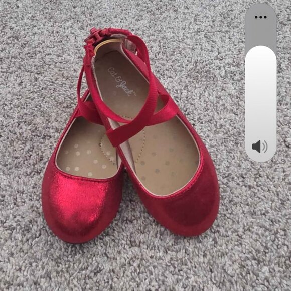 NWOT Girl Cat & Jack dress shoes size 7 toddler - Picture 2 of 3